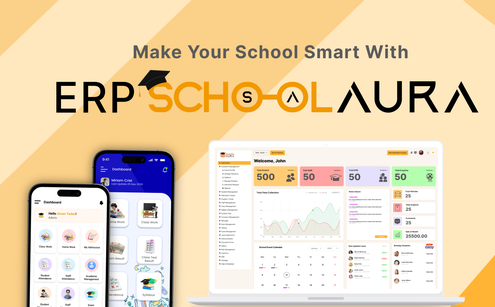 All-in-One School ERP Software With Mobile App & Free Website | ERP SchoolAura