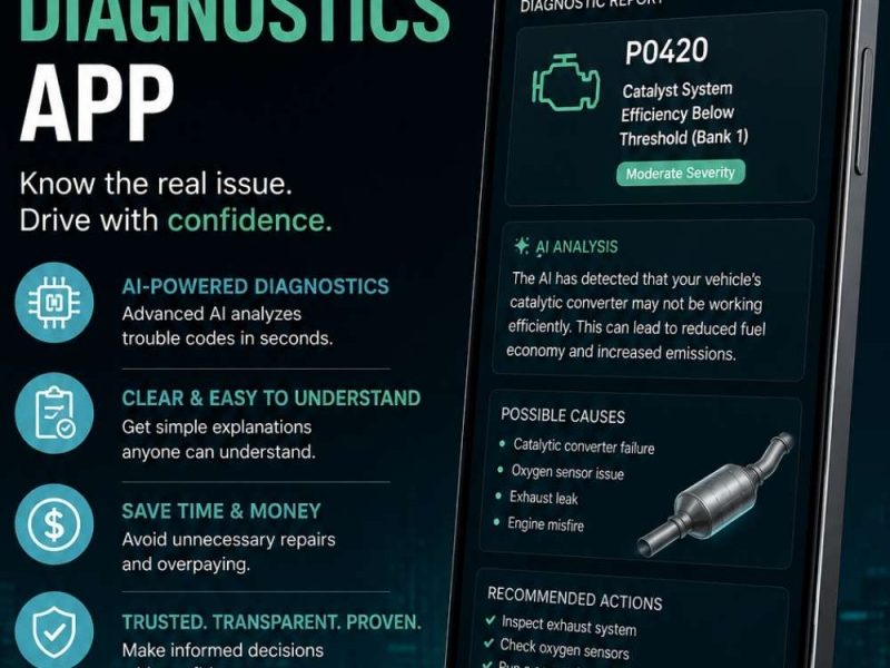 AI Car Diagnostics App iOS to Analyze Warning Lights, Sounds & Tire Issues