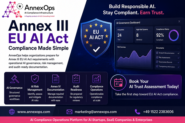 Annex III EU AI Act Compliance Platform | AnnexOps