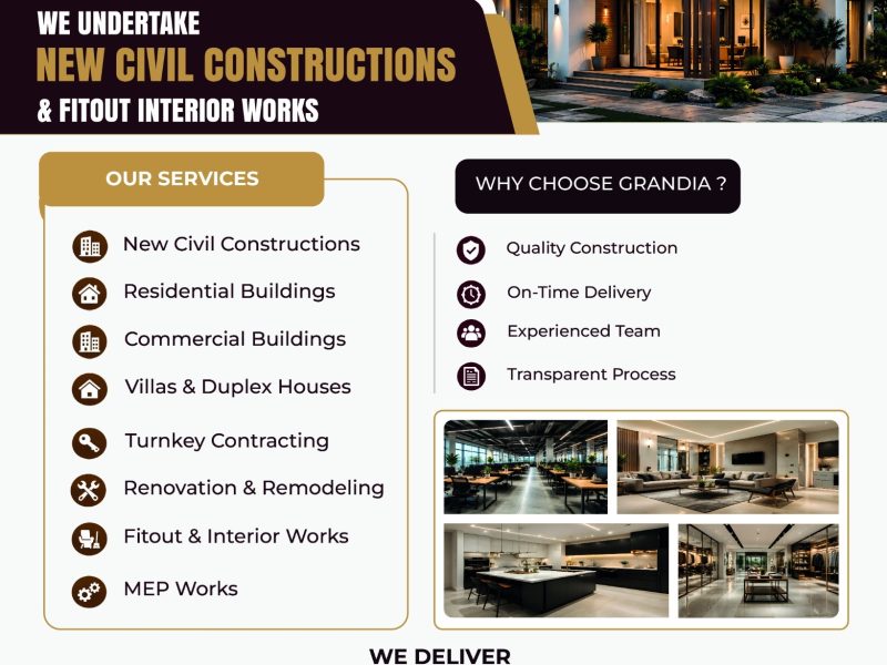 Grandia Building Contracting | Construction & Building Services in UAE