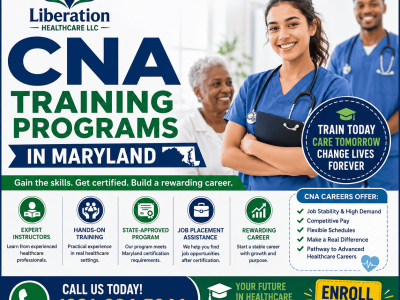 CNA Training Programs in Maryland for a Rewarding Healthcare Career