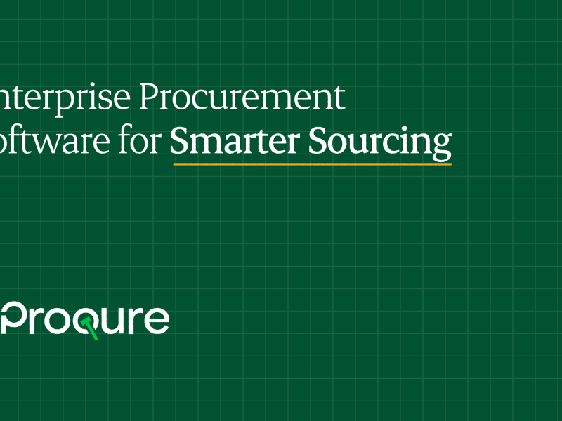 Enterprise Procurement Software for Smarter Sourcing