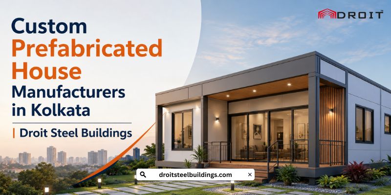 Custom Prefabricated House Manufacturers in Kolkata | Droit Steel Buildings