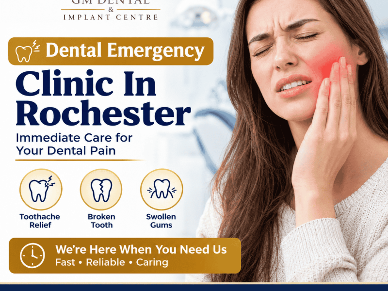 Find Dental Emergency Clinic In Rochester | GM Dental