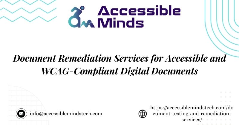 Document Remediation Services for Accessible and WCAG-Compliant Digital Documents