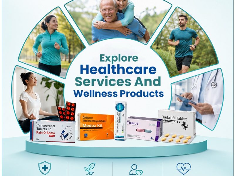Healthcare Products & Wellness Services in One Place