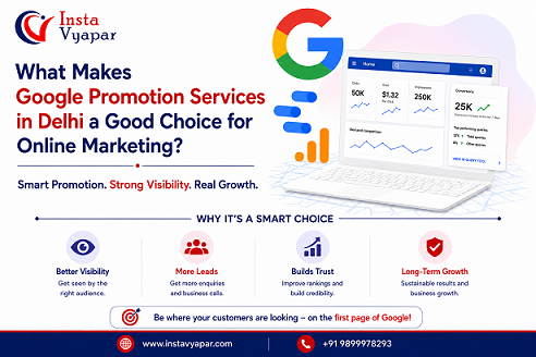 What Makes Google Promotion Services in Delhi a Good Choice for Online Marketing?