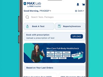 Book Comprehensive Full Body Check-up Packages with the Max Lab App