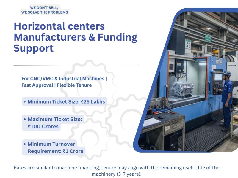 Horizontal Centers Manufacturers Business Finance