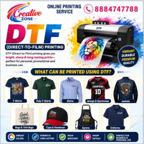 DTF Printing | Corporate Gifts | Promotions | Online Printing Creative Zone | 580