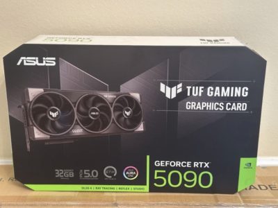 New Asus Geforce RTX 5090 GDDR7 32GB Tuf Gaming GPU
