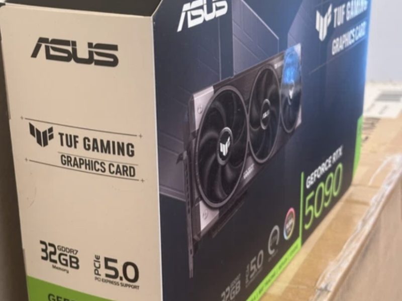 New Asus Geforce RTX 5090 GDDR7 32GB Tuf Gaming GPU