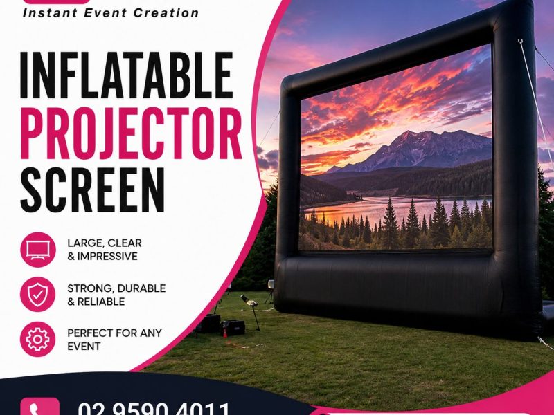 Inflatable Projector Screen for Outdoor Movie Events