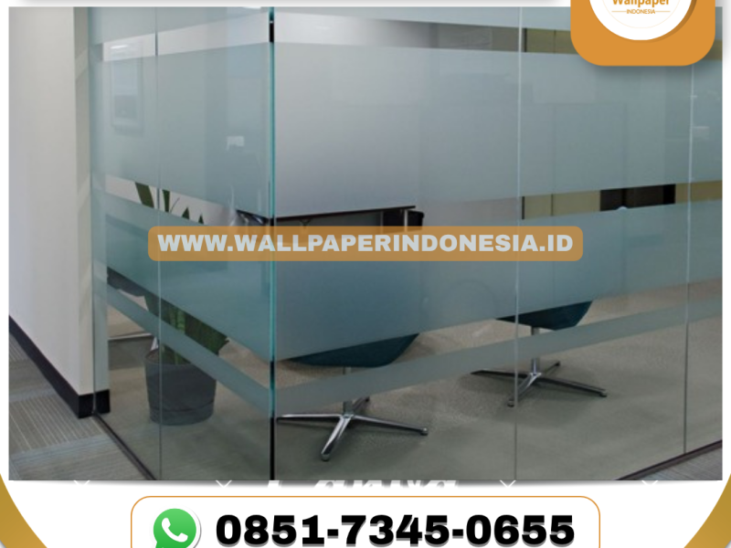 JUAL STIKER KACA SANDBLAST UNTUK KANTOR