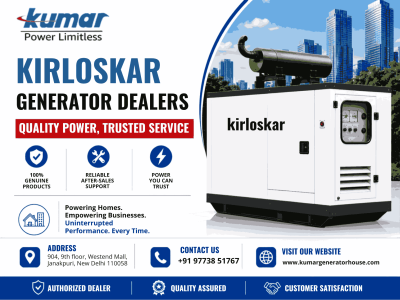 Kirloskar Generator Dealers – Quality Power, Trusted Service