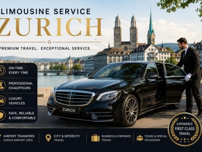 Limousine Service Zurich with V Class Van or S Class Limo