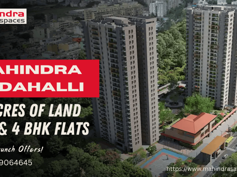 Mahindra Sadahalli Luxury Apartments for sale near Airport Road