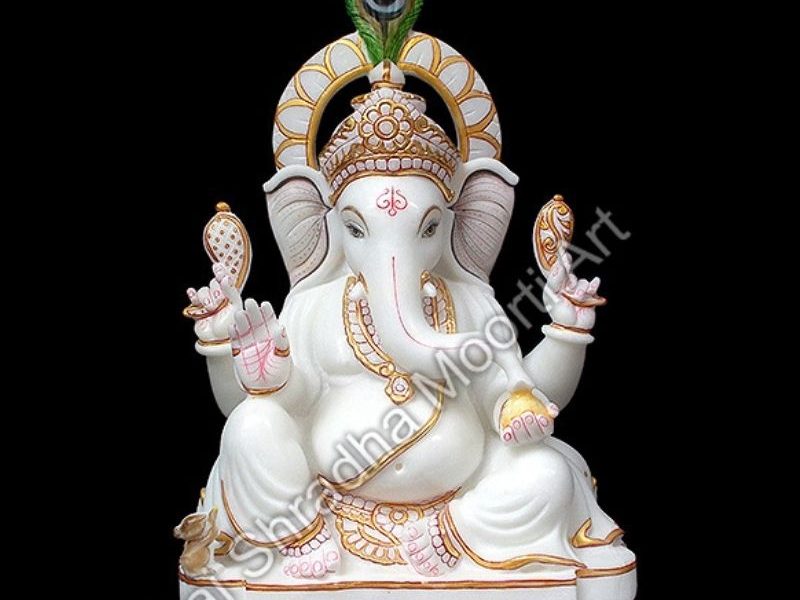 Where to Buy Affordable Custom Size Ganesh Marble Statues for Home and Temples?