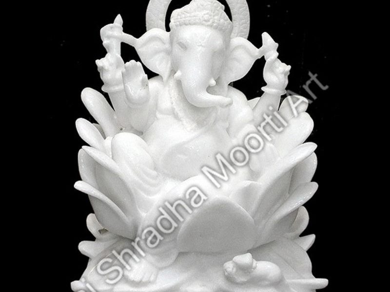 Where to Buy Affordable Custom Size Ganesh Marble Statues for Home and Temples?