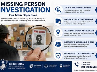 Missing Person Investigation Services in Mumbai | Debitura Detective Services