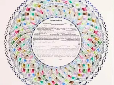 Modern Ketubah Designs | Vibrant Jewish Marriage Contracts