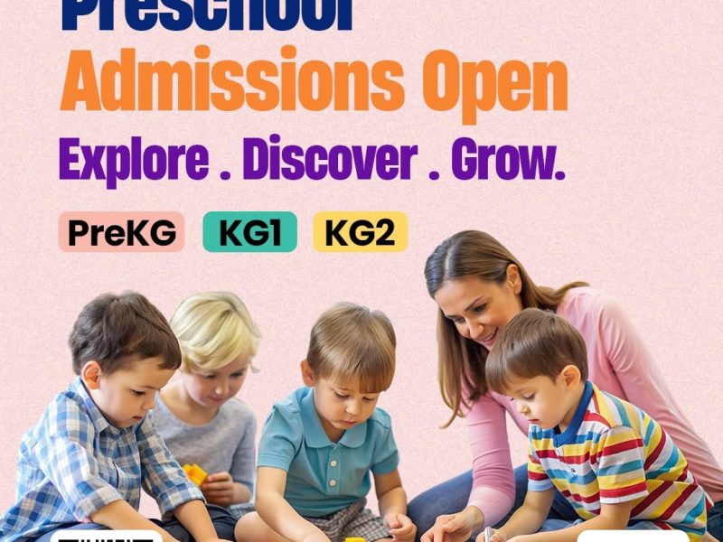 Preschool Admissions Open – September 2026