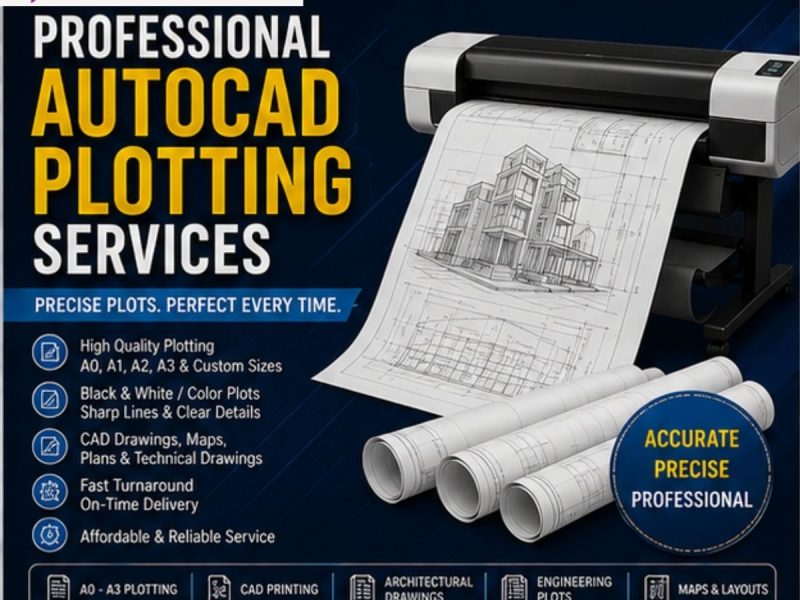 Professional AutoCAD Plotting Services in Dubai | Star Bay Print Centre