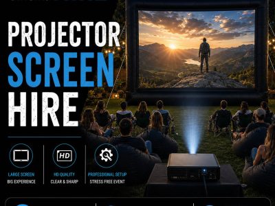 Projector Screen Hire in Sydney for Outdoor Events