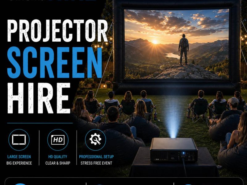 Projector Screen Hire in Sydney for Outdoor Events