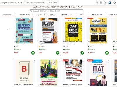 Buy Best CAT, MAT & XAT Exam Preparation Books Online