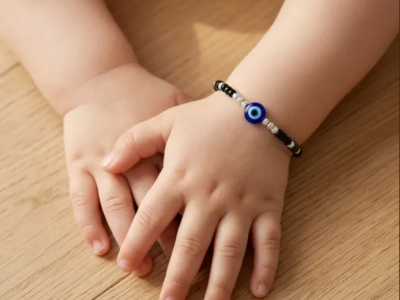 Silver Baby Bracelets & Silver Nazariya for Newborns | MK Ghare Jewellers