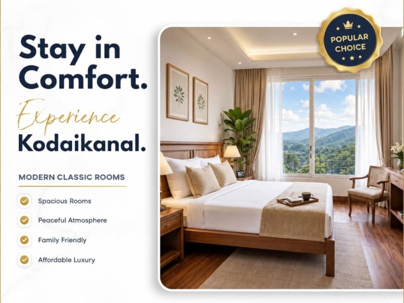 Best Hotel for Couples & Families in Kodaikanal