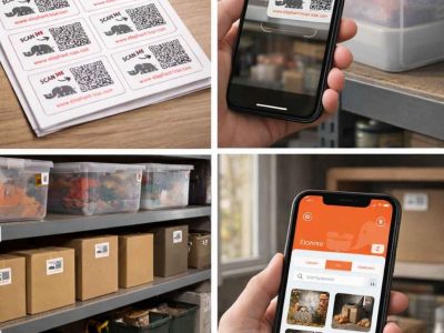 Organize Your Home with Elephant Trax Smart QR Labels