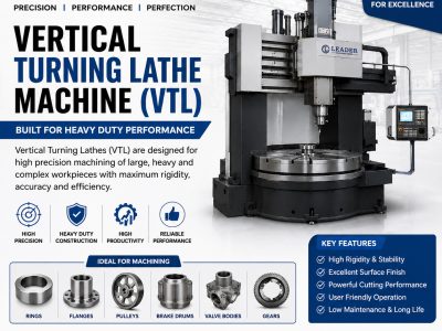 Vertical Turning Lathe Machine (VTL) Manufacturers in India