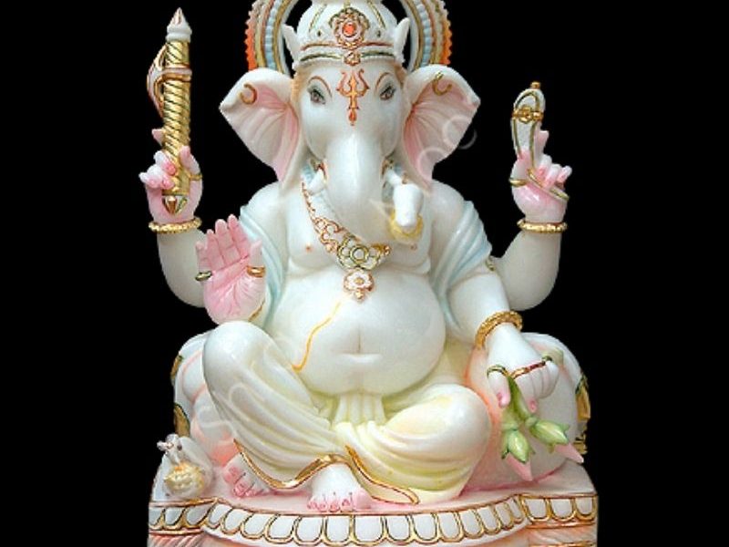 Where to Buy Affordable Custom Size Ganesh Marble Statues for Home and Temples?