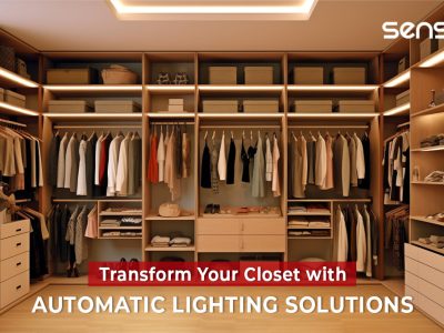 Automated Wardrobe Lighting: Modern Sensor Illumination | Sensinova