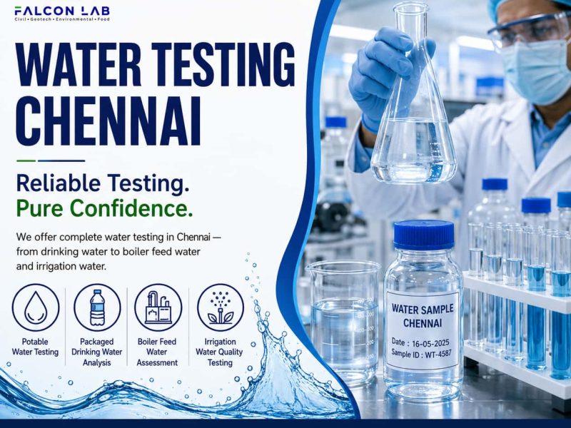 Water Testing Chennai – Reliable Water Quality Analysis