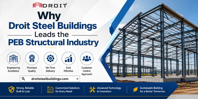 Why Droit Steel Buildings Leads the PEB Structural Industry