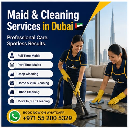Part Time Maids in Dubai