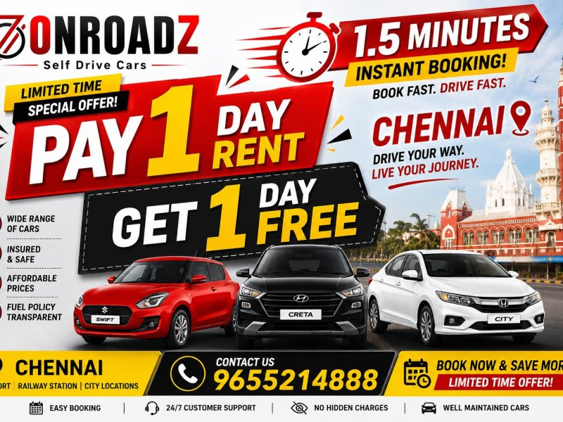 Car Rentals in Chennai for City Travel | Onroadz