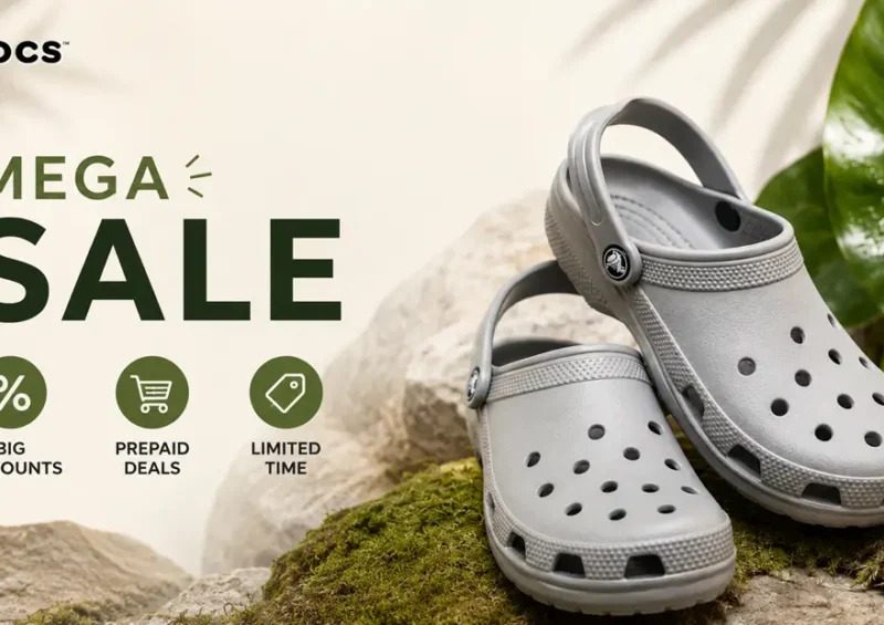 CROCS DISCOUNT CODE INDIA – SAVE UP TO 50% OFF + Extra 5%