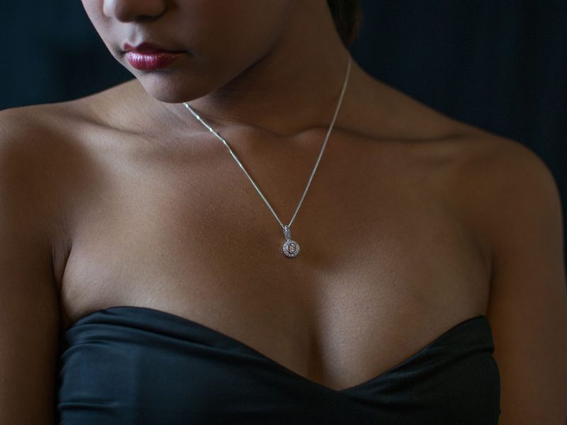 Timeless Halo Diamond Necklace for Special Moments