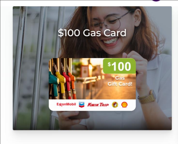 Get $100 to spend on Gas !