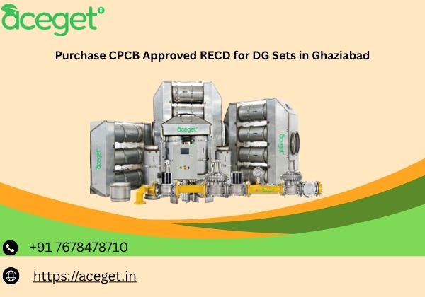 Purchase CPCB Approved RECD for DG Sets in Ghaziabad