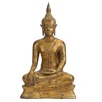 Vintage Buddha Kopf