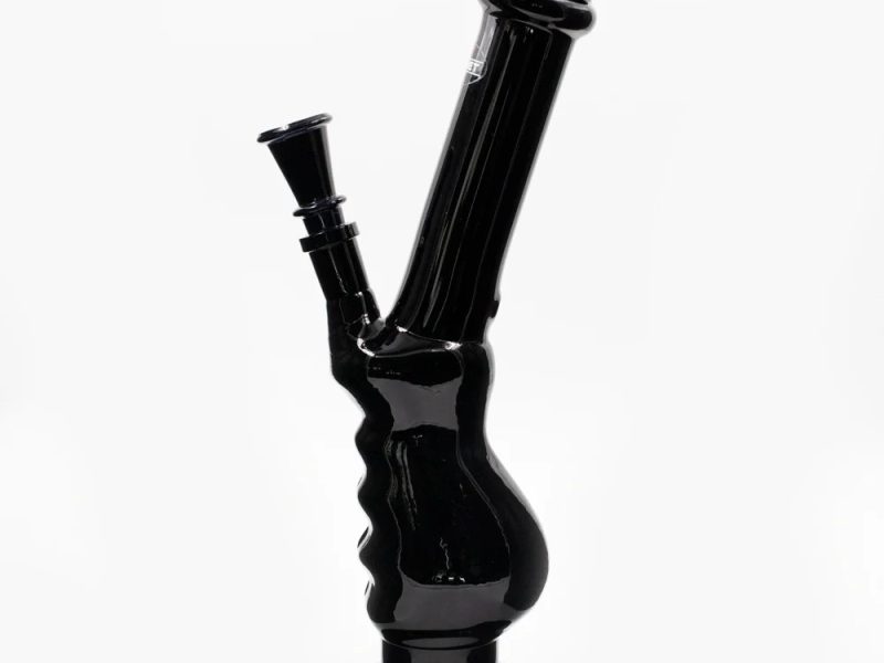 Fisty Glass Bong Black - The Bong Shop