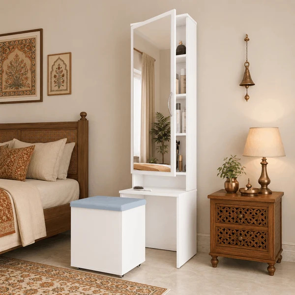 Buy Dressing Table with Mirror Online | Studio Kook