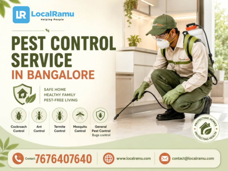 Get Rid of Pests with LocalRamu Pest Control Service in Bangalore