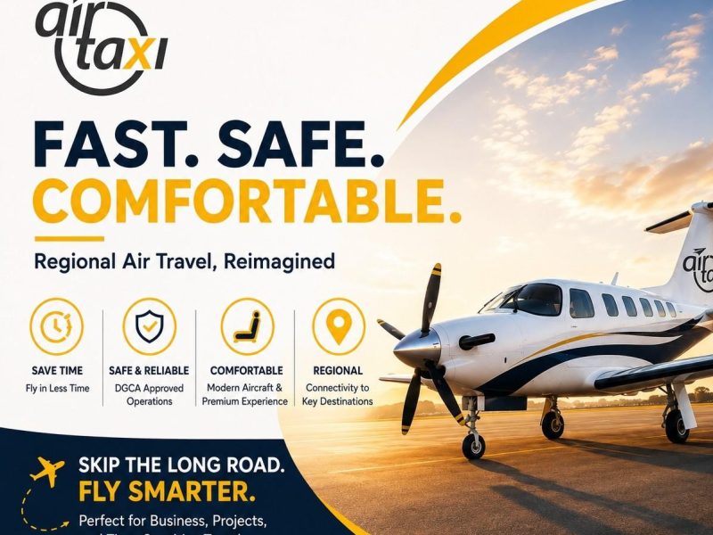 Efficient Air Travel Solutions Across India | Fly Air Taxi