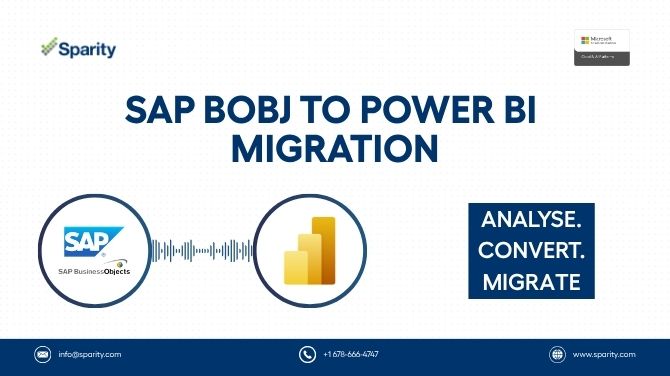 SAP BOBJ to Power BI Migration | AI-Powered | BIPort | Sparity